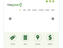 Tablet Screenshot of livegreencannabis.com